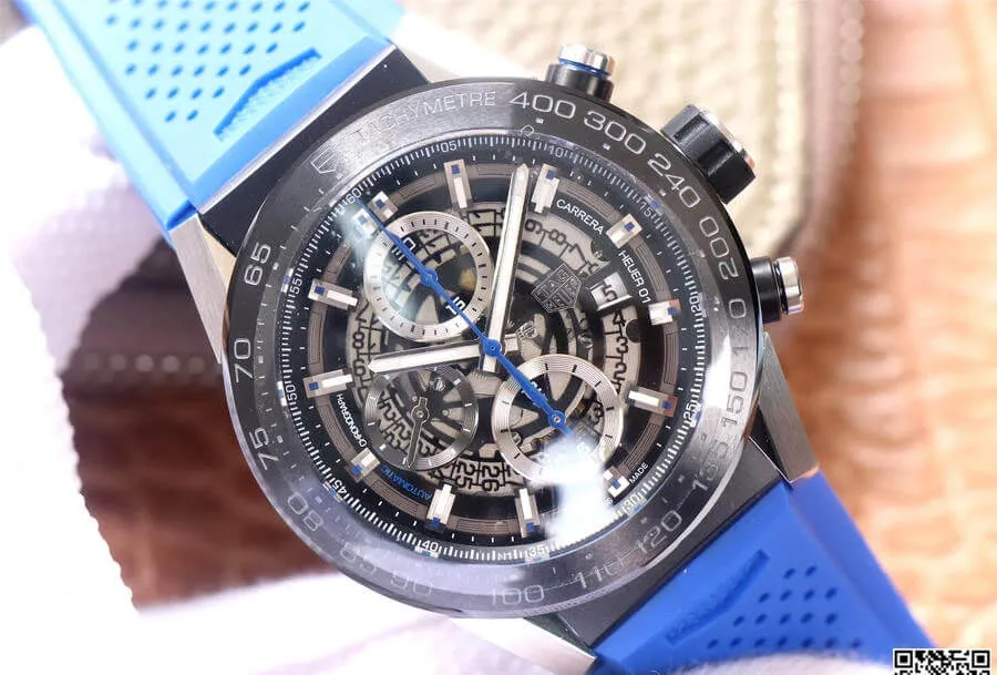 TAG Heuer Carrera CAR2A1T.FT6052 XF Factory 1:1 Best Edition Replica Watch Blue Strap